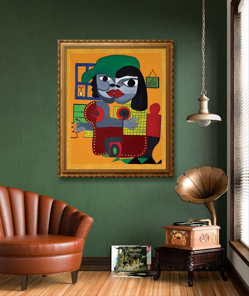 Embrace — Giclée print, 40 × 50 cm